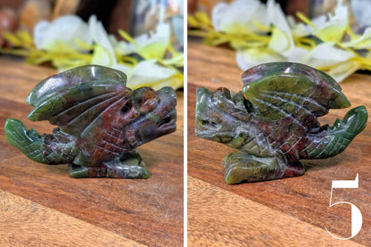 Moss Agate Dragon
