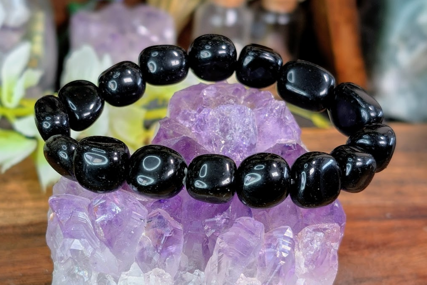 Obsidian Tumbled Bracelet