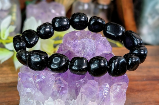 Obsidian Tumbled Bracelet