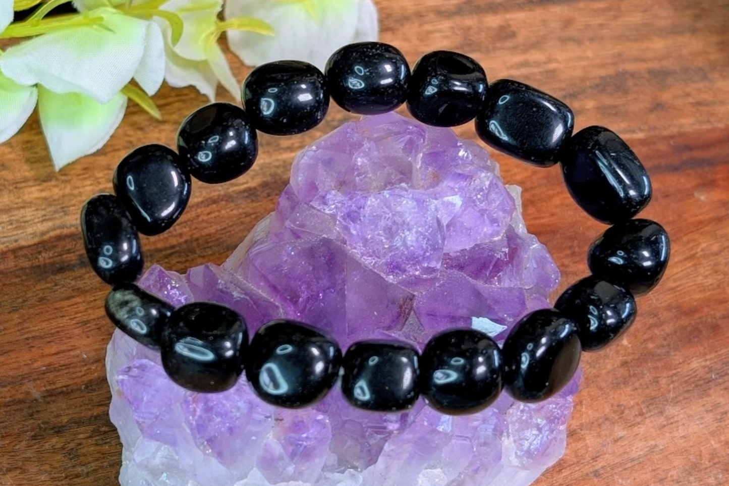 Obsidian Tumbled Bracelet