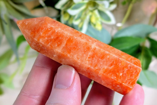 Orchid Calcite Point