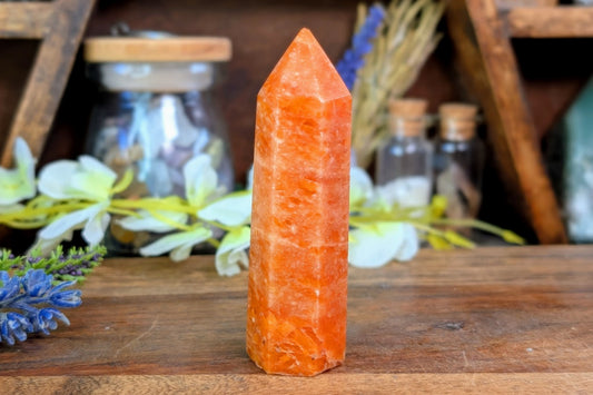 Orchid Calcite Point