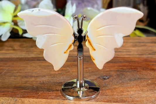 Picture Jasper Butterfly on Stand