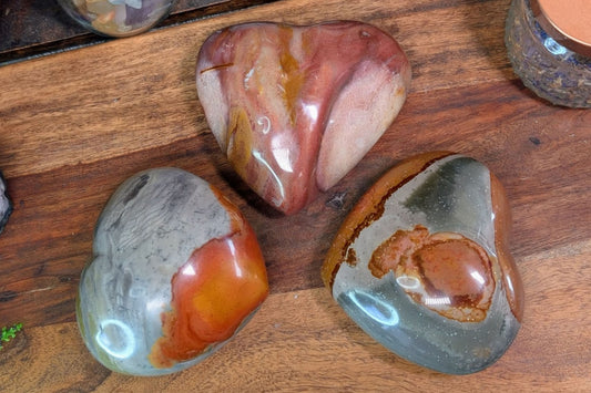 Polychrome Jasper Heart