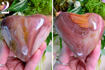 Polychrome Jasper Heart