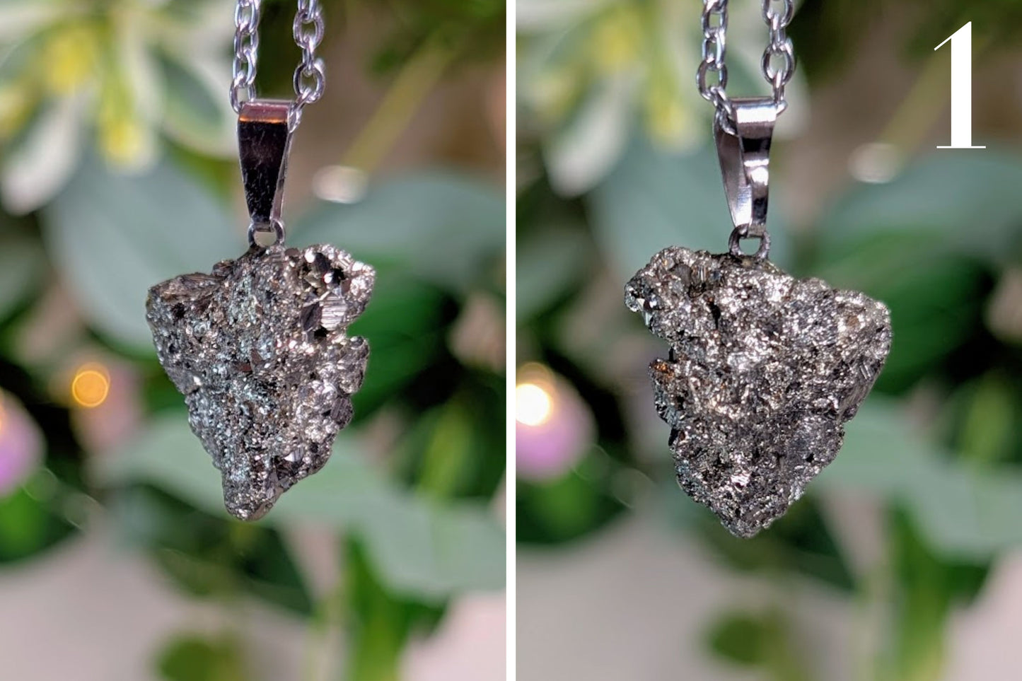 Pyrite Cluster Necklace