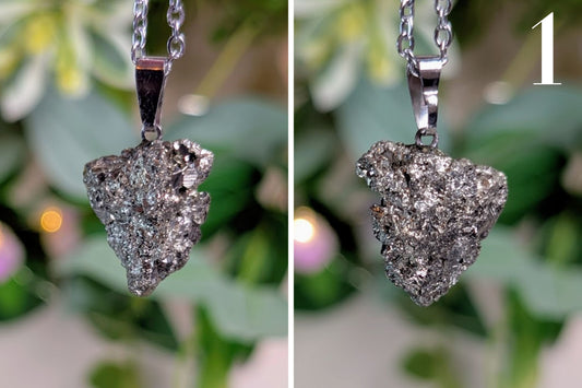 Pyrite Cluster Necklace