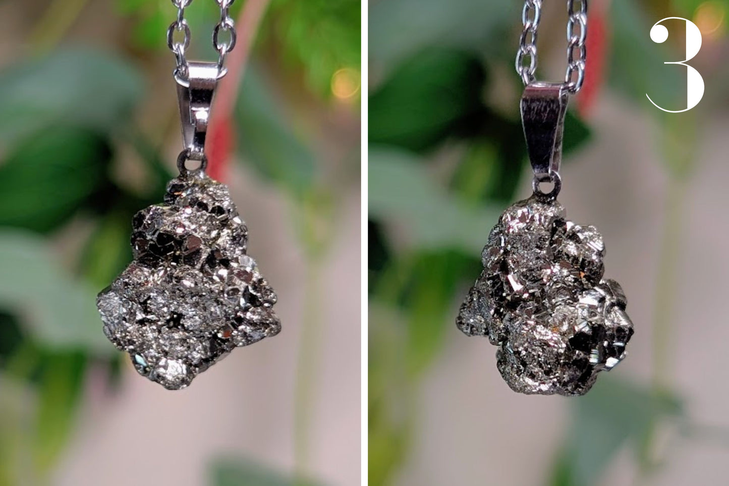 Pyrite Cluster Necklace