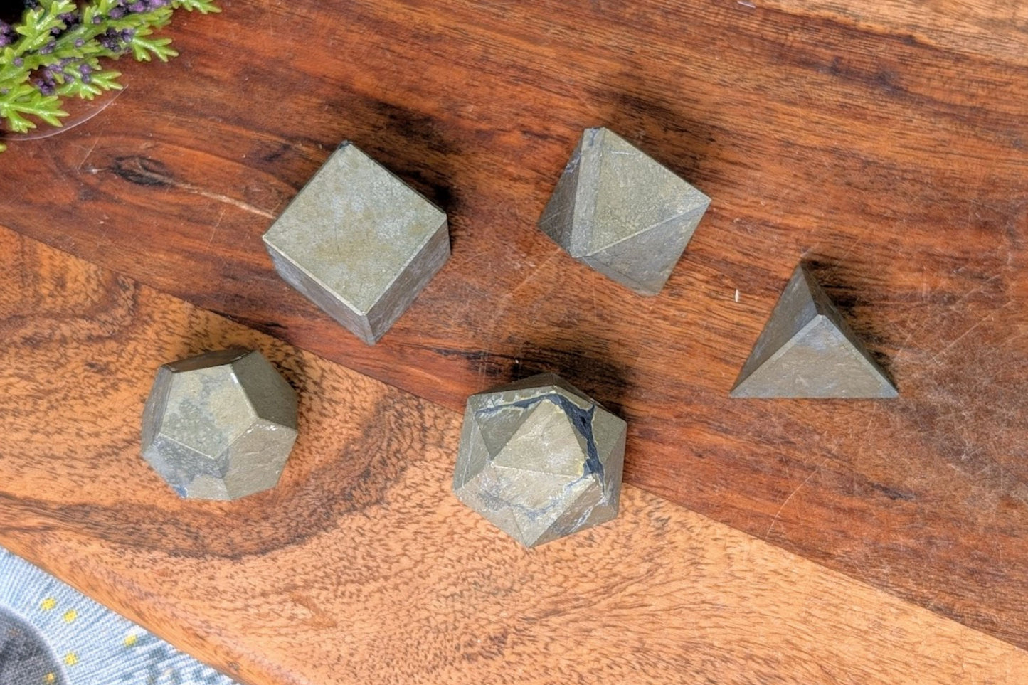 Pyrite Geometry 5-Piece Set