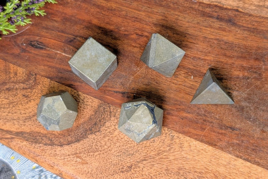 Pyrite Geometry 5-Piece Set