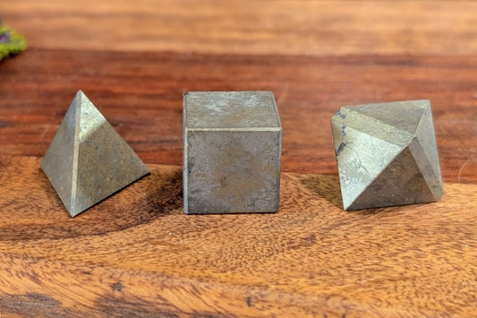 Pyrite Geometry 5-Piece Set