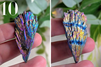 Titanium Aura Kyanite Fan