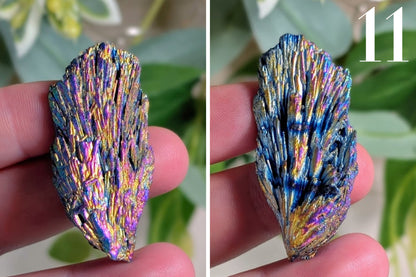 Titanium Aura Kyanite Fan