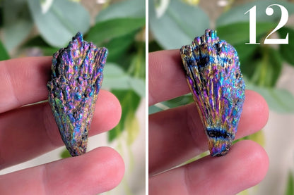 Titanium Aura Kyanite Fan