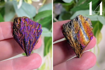 Titanium Aura Kyanite Fan