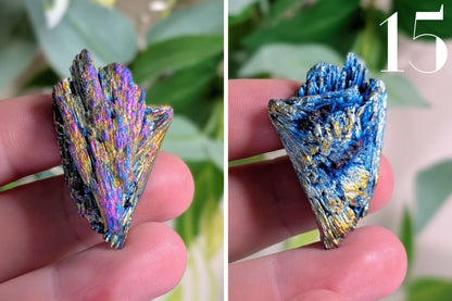 Titanium Aura Kyanite Fan