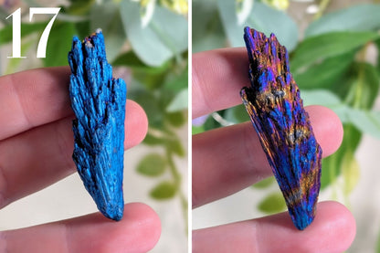 Titanium Aura Kyanite Fan