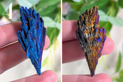 Titanium Aura Kyanite Fan