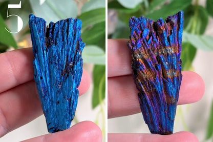 Titanium Aura Kyanite Fan