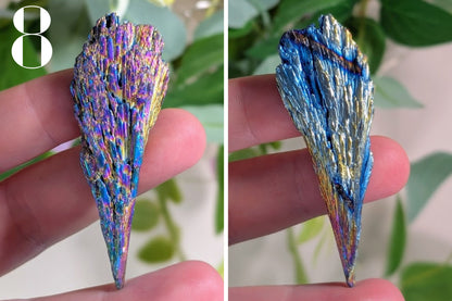 Titanium Aura Kyanite Fan
