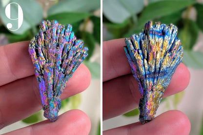 Titanium Aura Kyanite Fan