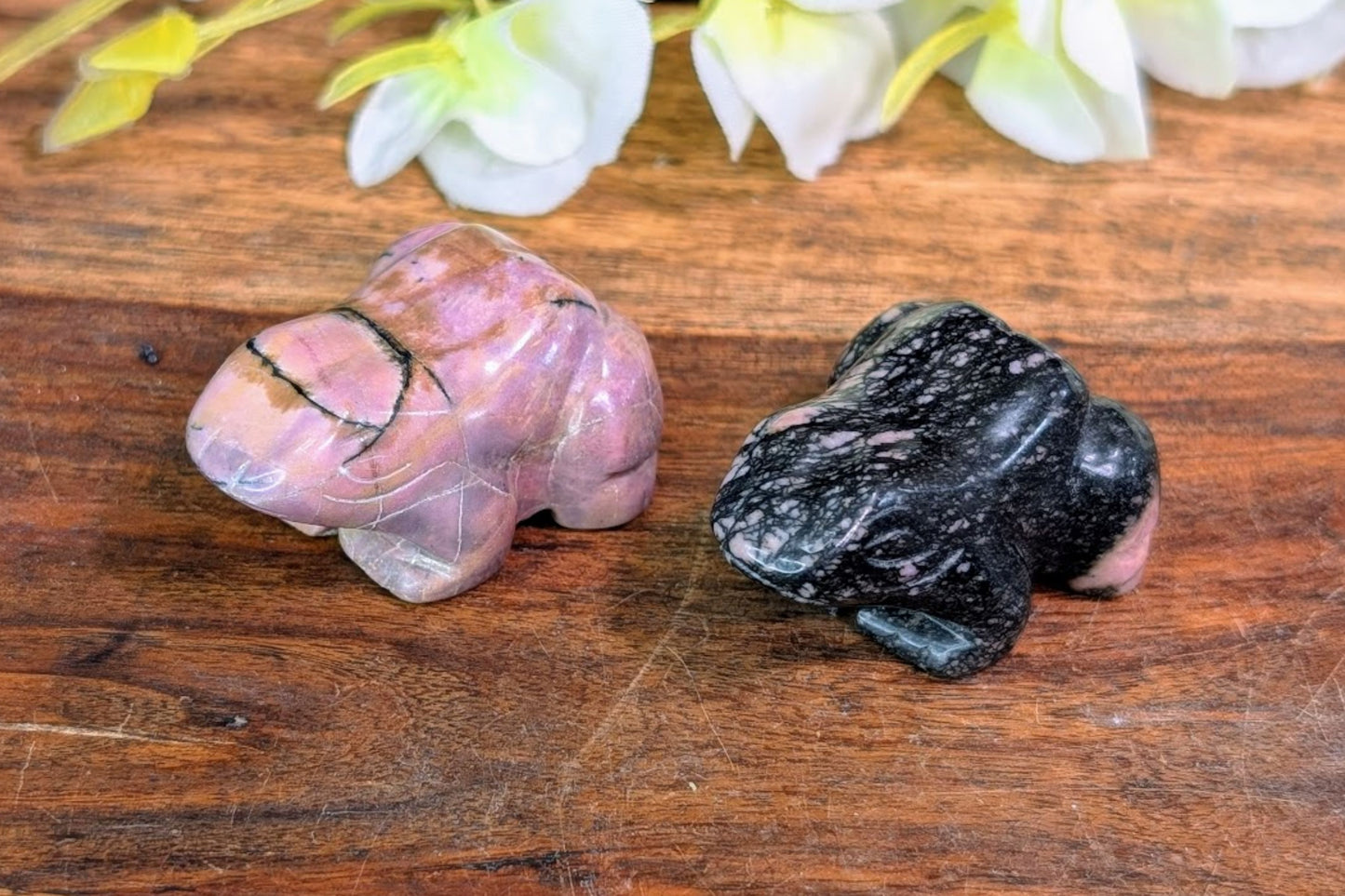 Rhodonite Frog