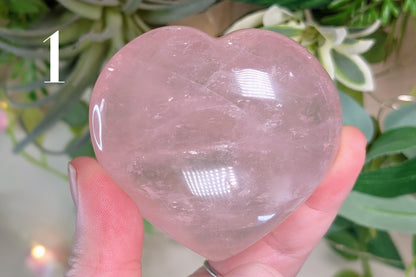 Rose Quartz Heart