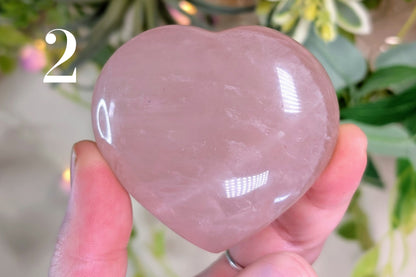 Rose Quartz Heart