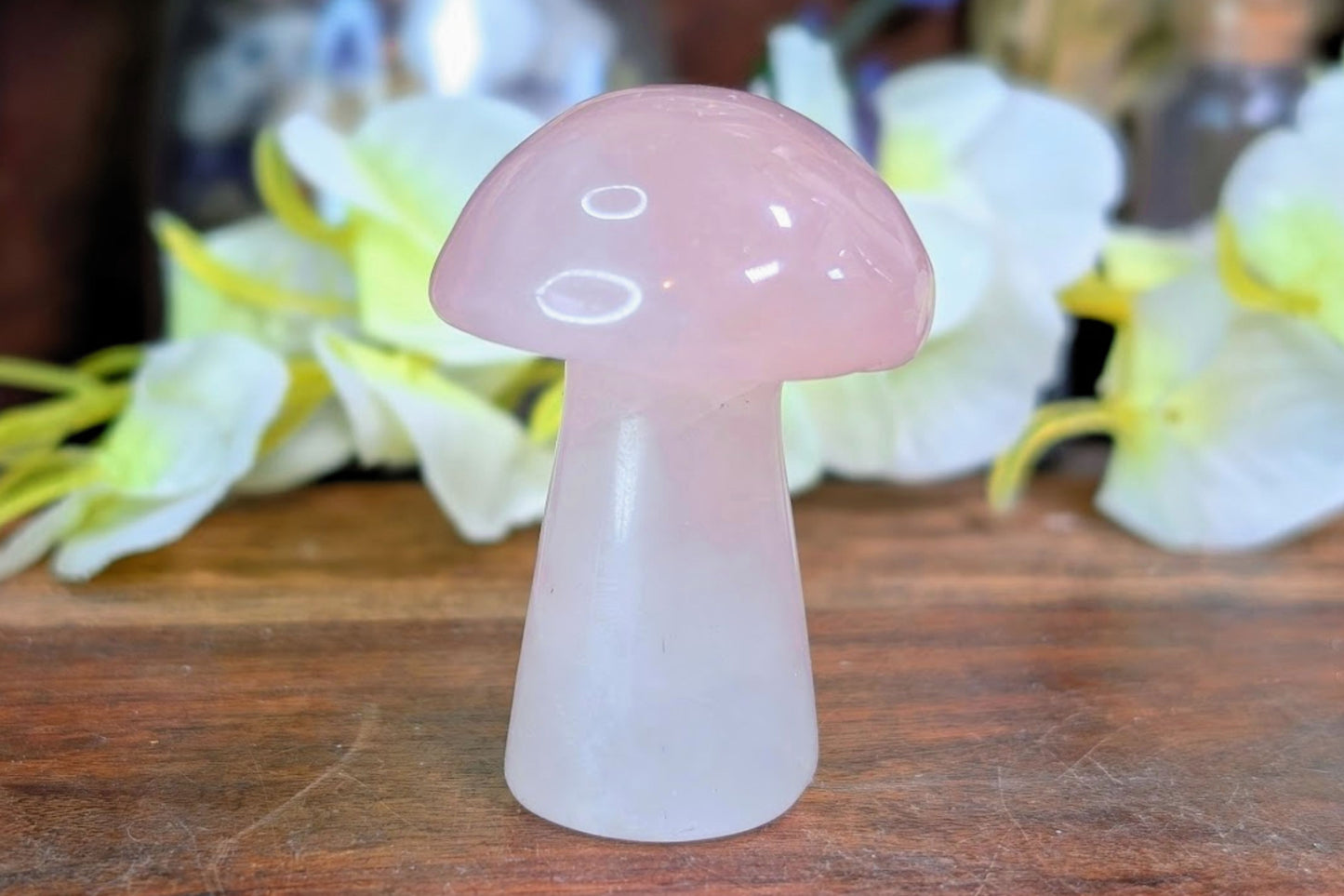 Rose Quartz Mushroom