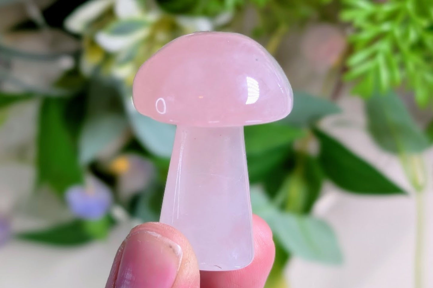 Rose Quartz Mushroom