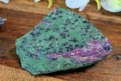 Ruby Zoisite Rough Specimen