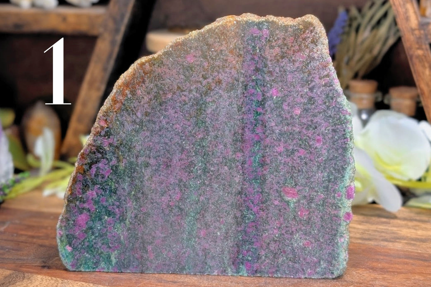 Ruby Zoisite Slab