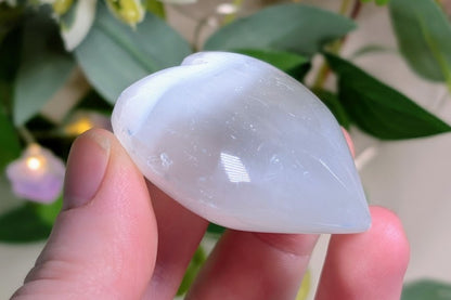 Selenite Heart 2"