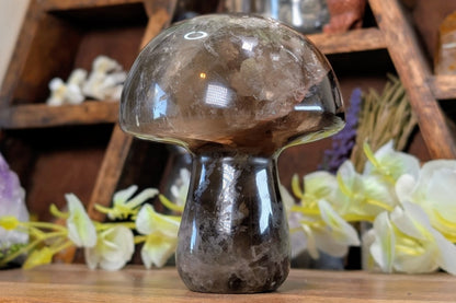Smoky Quartz Mushroom