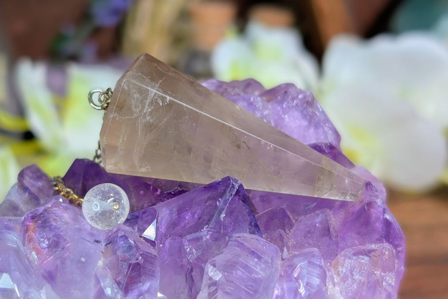 Smoky Quartz Pendulum