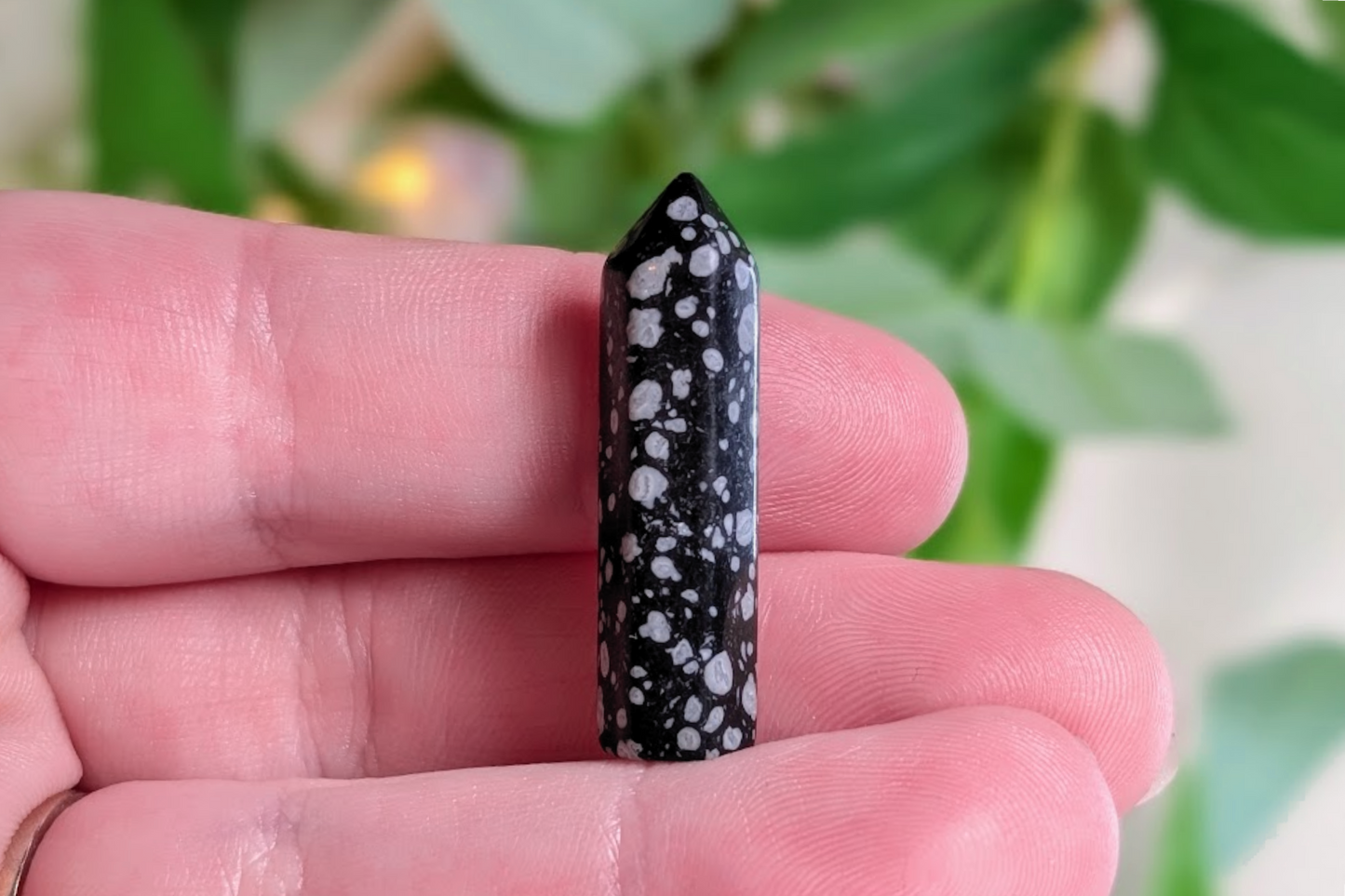 Snowflake Obsidian Pencil Point