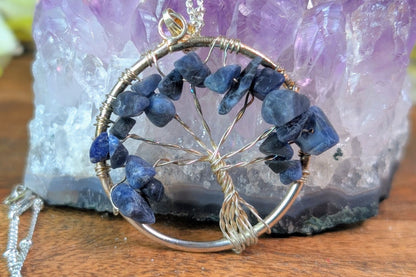 Sodalite Tree Necklace