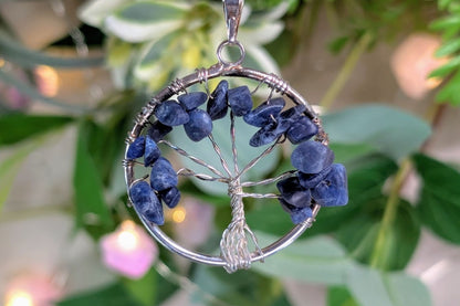 Sodalite Tree Necklace