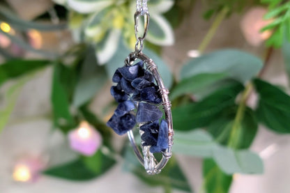 Sodalite Tree Necklace