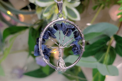 Sodalite Tree Necklace