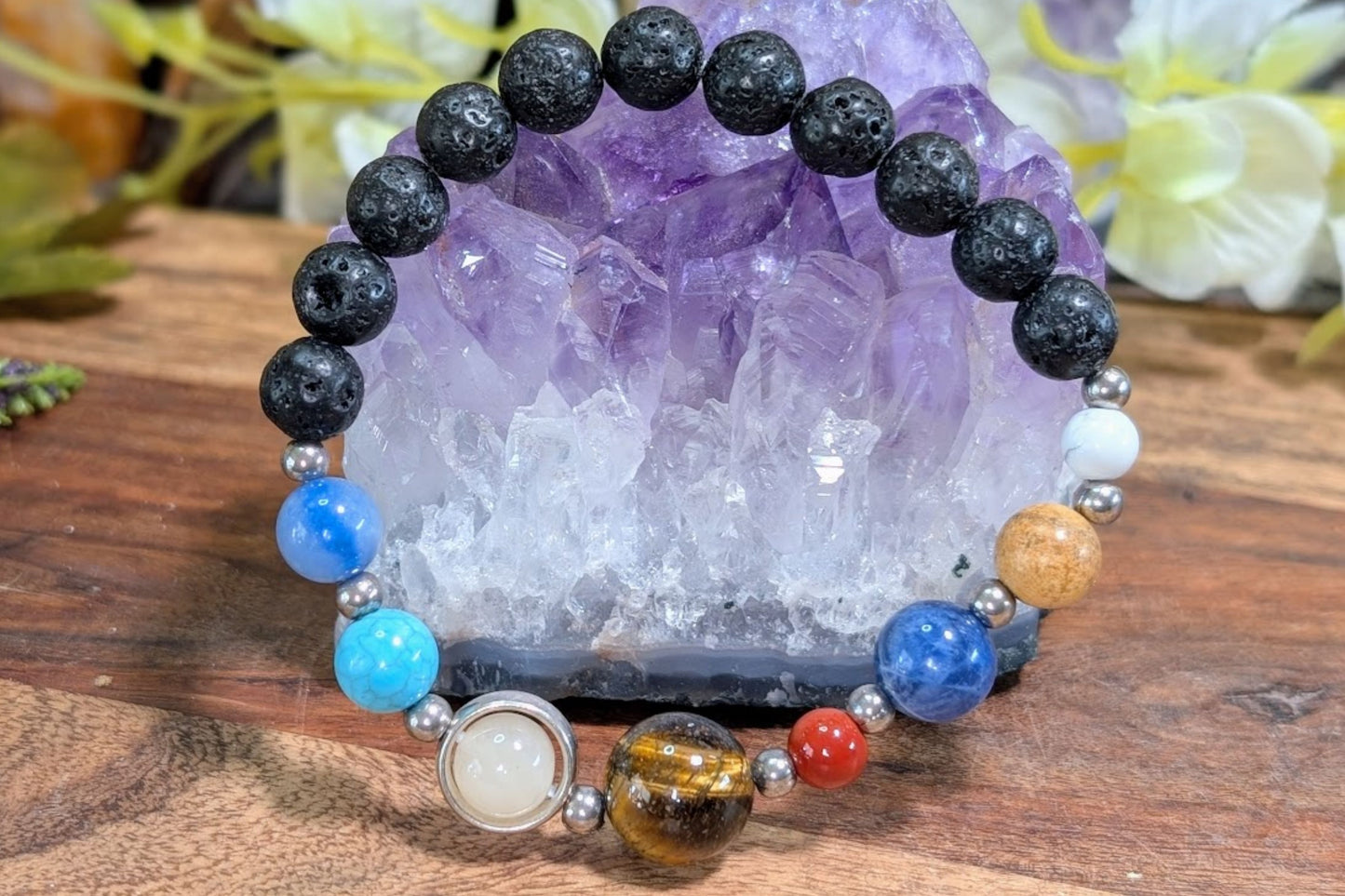Gemstone Solar System Bracelet