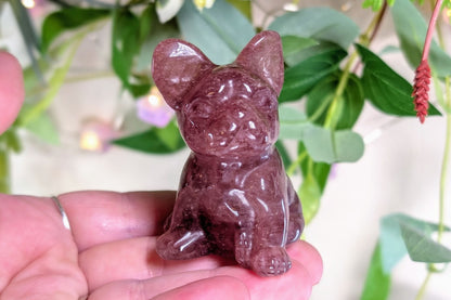 Strawberry Quartz French Bulldog