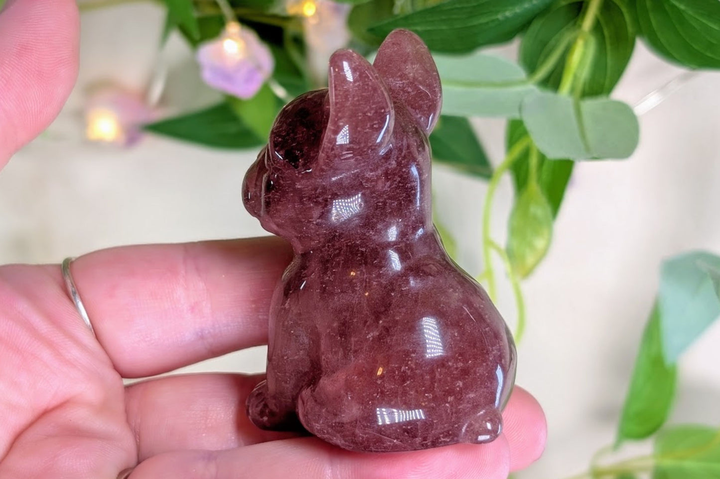 Strawberry Quartz French Bulldog