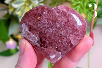 Strawberry Quartz Heart