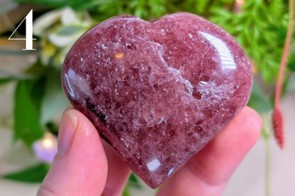 Strawberry Quartz Heart