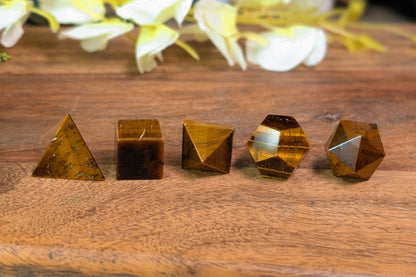 Tiger Eye Geometry 5-Piece Set