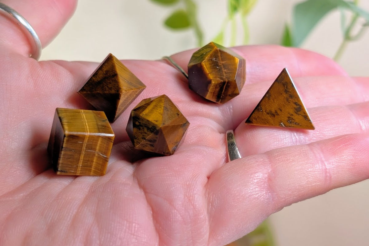 Tiger Eye Geometry 5-Piece Set