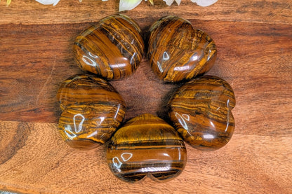 Tiger Eye Heart