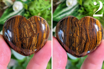 Tiger Eye Heart