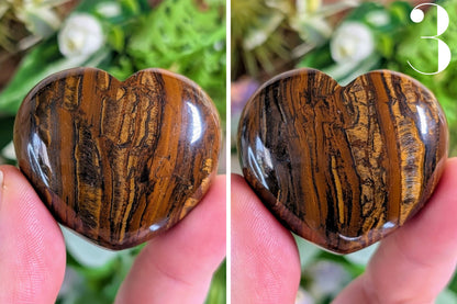 Tiger Eye Heart